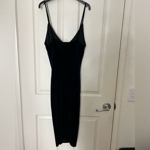 Navy Blue velvet dress